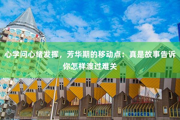 心学问心绪发挥，芳华期的移动点：真是故事告诉你怎样渡过难关